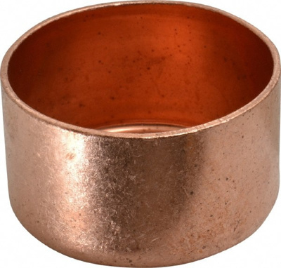 Wrot Copper Pipe End Cap: 3" Fitting, C, Solder Joint