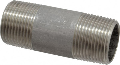 Stainless Steel Pipe Nipple: 3/4" Pipe, Grade 304 & 304L