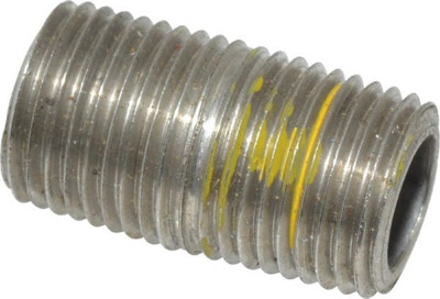 Stainless Steel Pipe Nipple: 1/8" Pipe, Grade 316 & 316L