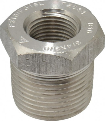 Pipe Bushing: 3/4" Fitting, 316 & 316L Stainless Steel