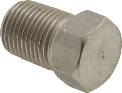 Pipe Hex Plug: 1/8" Fitting, 316 & 316L Stainless Steel
