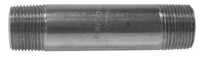 Stainless Steel Pipe Nipple: 1/4" Pipe, Grade 316 & 316L