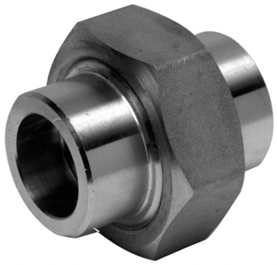 Pipe Union: 1/8" Fitting, 316 Stainless Steel