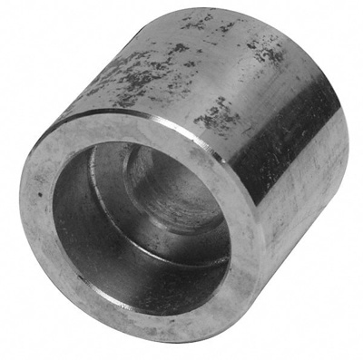 Pipe Half Coupling: 1/8" Fitting, 316 Stainless Steel