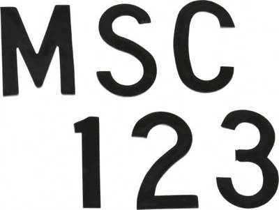 Number & Letter Label: "Complete Set", 1" High