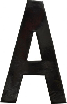 Number & Letter Label: "A", 2" High