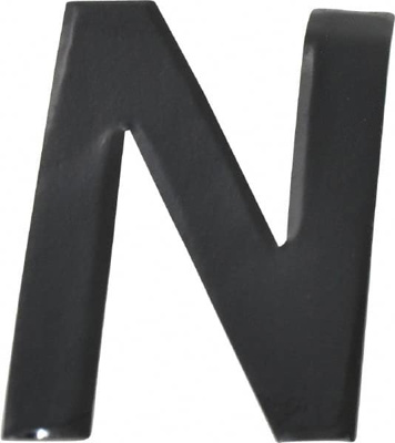 Number & Letter Label: "N", 2" High