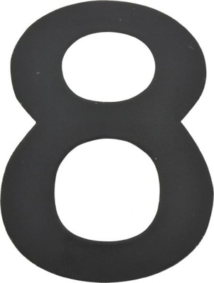 Number & Letter Label: "8", 2" High