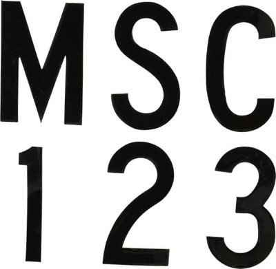 Number & Letter Label: "Complete Set", 2" High
