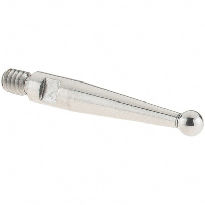 2mm Ball Diam, Stainless Steel, Ball Test Indicator Contact Point