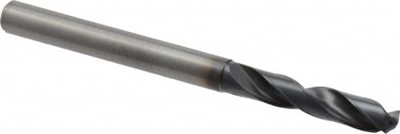 Screw Machine Length Drill Bit: 0.2598" Dia, 135 &deg;, Solid Carbide