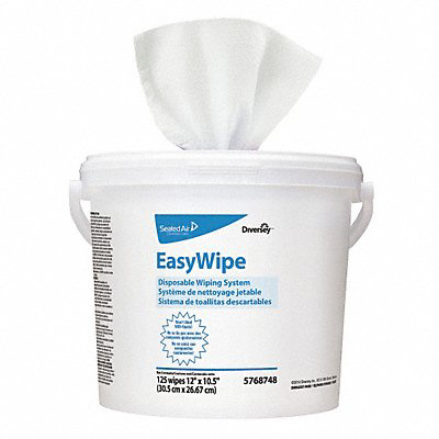 Dry Wipe Roll 10-1/2 x 12 White PK6