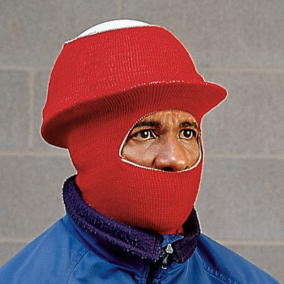 Hard Hat Liner Tube Style Red