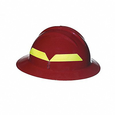 Fire Helmet Red Full-Brim