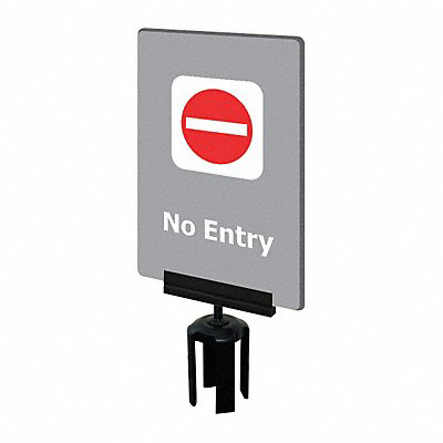 Acrylic Sign Gray No Entry