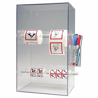 Tape and Label Dispenser Acrylic Clear
