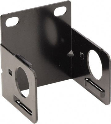 FRL 'C' Mounting Bracket: Steel, Use with Heavy-Duty Filter & Lubricator