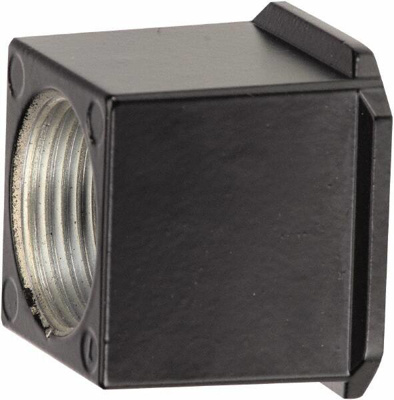 FRL Modular Threaded Pipe Adapter: Aluminum, 1" Port, Use with Heavy-Duty FRL Unit