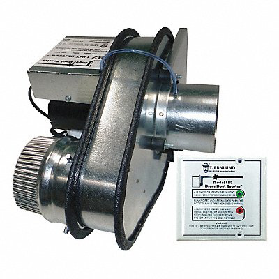 Steel 11 D 14.1 H 11.1 W Inline Duct Fan