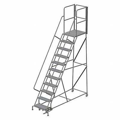 Rolling Ladder Steel 11 Steps Cap.450lb.