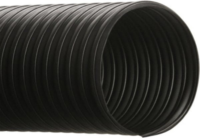 Blower Duct Hose: Rubber, 3-1/2" ID, 8 psi