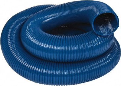 Blower Duct Hose: Polyvinylchloride, 6" ID, 8 psi
