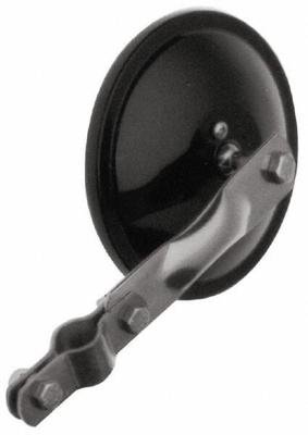 Automotive Mirrors; Mirror Type: Convex Mirror Head w/Bracket ; Mirror Diameter: 5 ; Color: Silver
