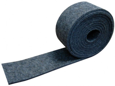 1/8 Inch Thick x 1 Inch Wide x 5 Ft. Long, Felt Stripping
