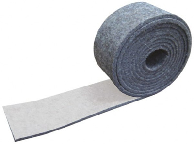 1/8 Inch Thick x 2 Inch Wide x 5 Ft. Long, Felt Stripping