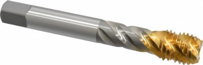 Spiral Flute Tap: 3/4-10, UNC, 4 Flute, Modified Bottoming, 2B Class of Fit, Vanadium High Speed Ste