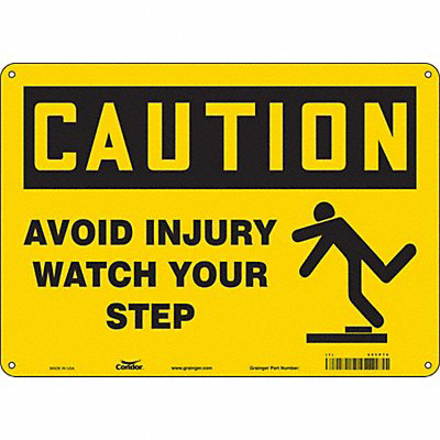 Safety Sign 10 inx14 in Aluminum