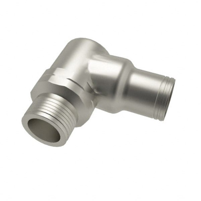 Push-To-Connect Tube to Male & Tube to Male NPT Tube Fitting: Male Elbow, 1/8" Thread, 1/4" OD