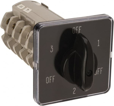 Cam & Disconnect Switch: Open, 32 Amp, 1 Phase