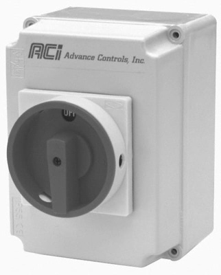 Cam & Disconnect Switch: Lockable, 40 Amp, 1 Phase