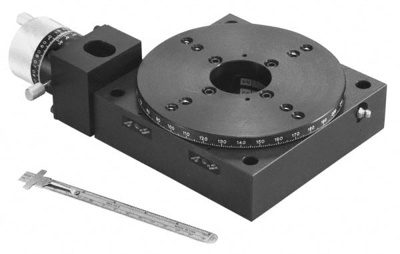 Rotary Positioning Stages; Stage Thru Hole Diameter: 44.50 (mm); Verneir Readout: Yes