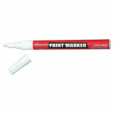 Paint Marker Removable White PK12