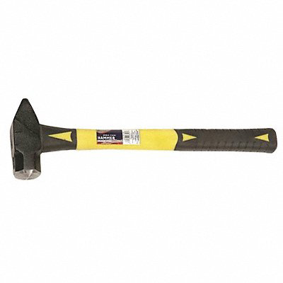 Cross Peen Hammer 15-1/2 L Yellow Handle