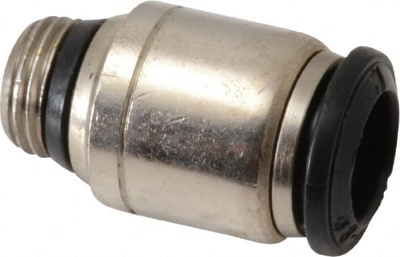 Push-To-Connect Tube to Universal Thread Tube Fitting: Male with Internal Hex, Straight, 1/8" Thread