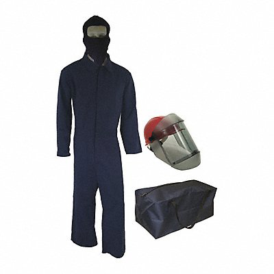 Arc Flash Suit Kit Navy Blue M