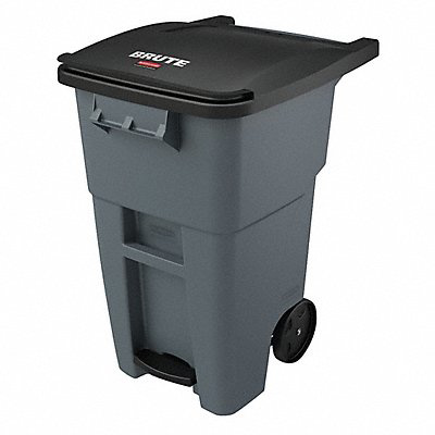Trash Can Free-Standing Roll Out 50 gal.
