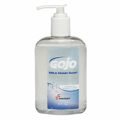 Hand Soap 8oz Light Fragrance Clear PK12