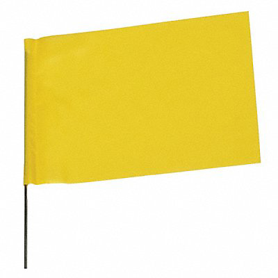 Marking Flags Solid Pattern Yellow PK100