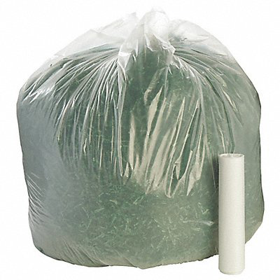 Trash Bags 60 gal Capacity Clear PK100