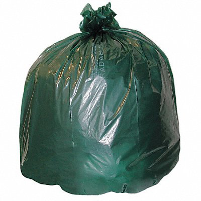 Compostable Trash Bag 30 gal Green PK48