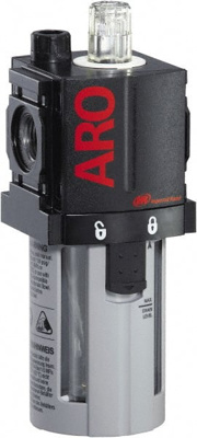 Compact Compressed Air Lubricator: 1/4" Port, NPT Ends, 51 CFM