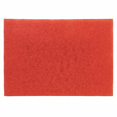 Buffing Pad 28 In x 14 In Red PK10