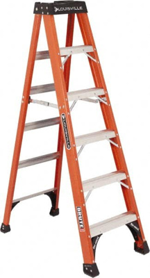 5-Step Ladder: Fiberglass, Type IAA, 6' OAH