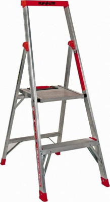 2-Step Aluminum Step Ladder: Type IA, 4' High