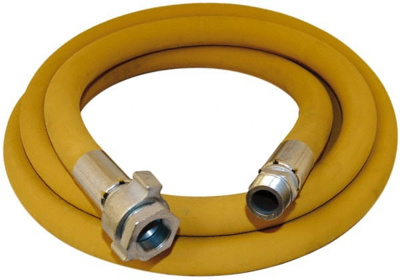 Wire Braid Air Hose: 2" ID, CTL, Connectors not included