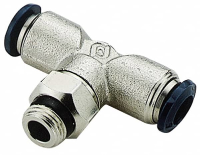 Push-To-Connect Tube to Universal Thread Tube Fitting: 1/8" Thread, 1/8" OD